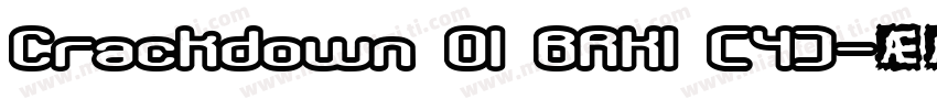 Crackdown O1 BRK1 (4)字体转换